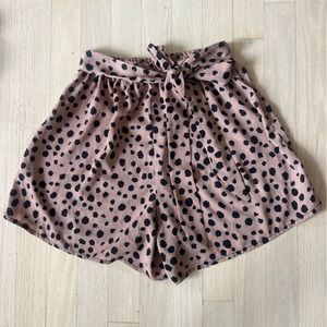 Womens high waisted shorts- paper bag waisted shorts